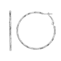 Sonoma Goods For Life™ Textured Hoop Earrings
