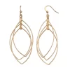 Sonoma Goods For Life™ Nickel Free Triple Marquise Drop Earrings 2 Sonoma Goods For Life™ Nickel Free Triple Marquise Drop Earrings -Sonoma Goods For Life Shop 3371978 Gold Tone