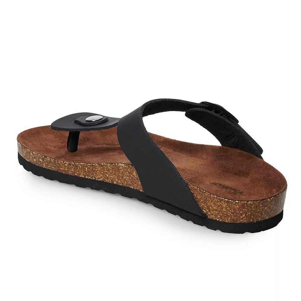 Sonoma Goods For Life® Porcelain Leather Slide Sandals 4 Sonoma Goods For Life® Porcelain Leather Slide Sandals - Image 2