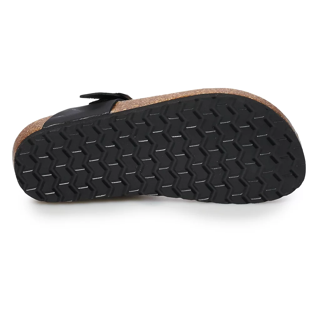 Sonoma Goods For Life® Porcelain Leather Slide Sandals 6 Sonoma Goods For Life® Porcelain Leather Slide Sandals - Image 4