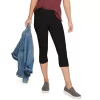 Women's Sonoma Goods For Life® Wide-Waist Capri Leggings -Sonoma Goods For Life Shop 3584124 Pitch Black