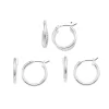 Sonoma Goods For Life™ Nickel Free Hoop Earring Set -Sonoma Goods For Life Shop 3625193 Silver Tone