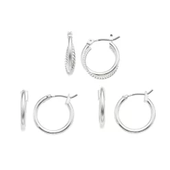 Sonoma Goods For Life™ Nickel Free Hoop Earring Set
