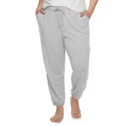 Plus Size Sonoma Goods For Life® Elastic Hem Essential Pajama Pants