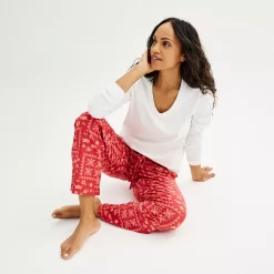 Women's Sonoma Goods For Life® Cozy Pajama Pants -Sonoma Goods For Life Shop 4211999 ALT2