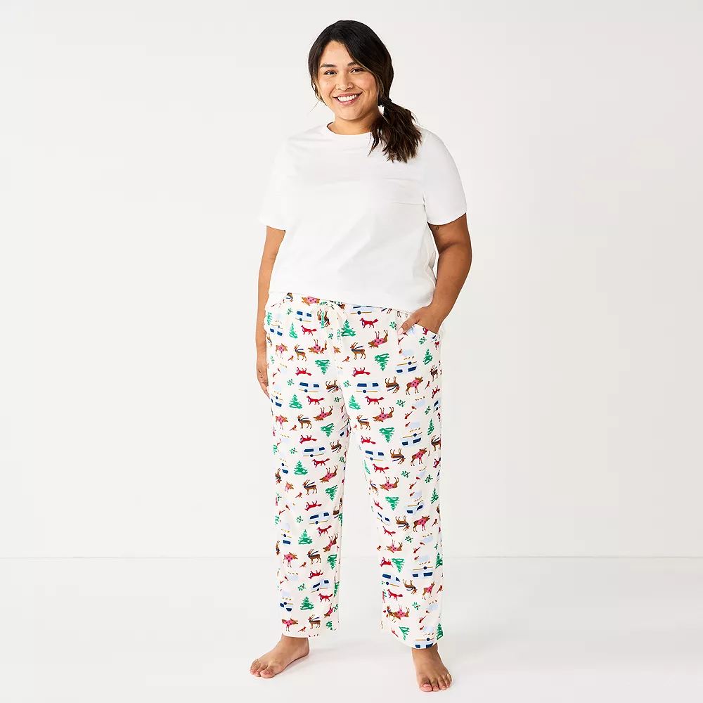 Plus Size Sonoma Goods For Life® Knit Pajama Pants 3 Plus Size Sonoma Goods For Life® Knit Pajama Pants