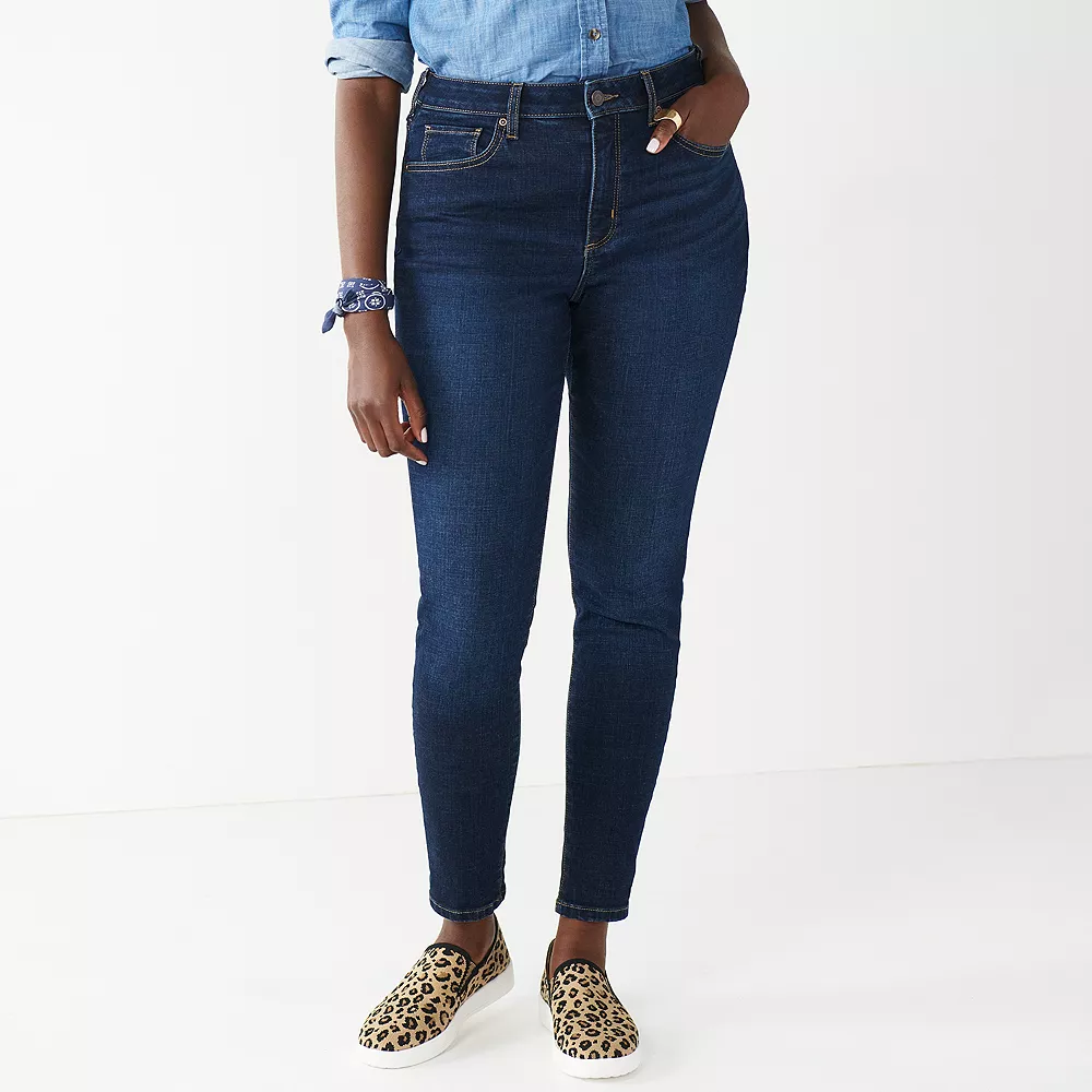 Women's Sonoma Goods For Life® Curvy High-Waisted Skinny Jeans 3 Women's Sonoma Goods For Life® Curvy High-Waisted Skinny Jeans