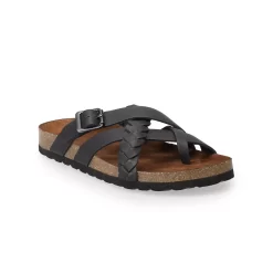 Sonoma Goods For Life® Likeable Women's Leather Slide Sandals