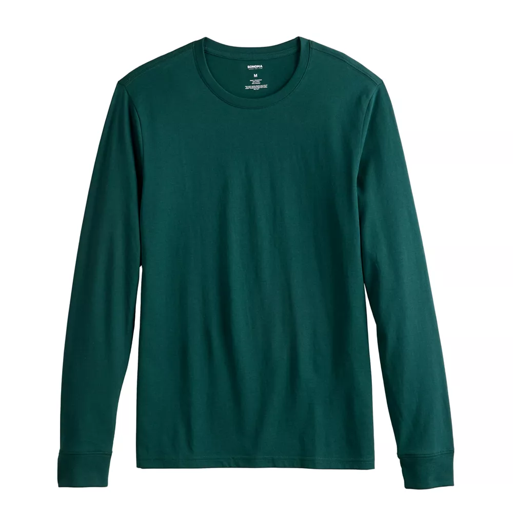 Men's Sonoma Goods For Life® Supersoft Long Sleeve Crewneck Tee 4 Men's Sonoma Goods For Life® Supersoft Long Sleeve Crewneck Tee - Image 2
