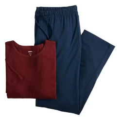 Men's Sonoma Goods For Life® Supersoft Modern-Fit Crewneck Tee & Open-Bottom Pants Pajama Set -Sonoma Goods For Life Shop 5012839 ALT9