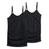 Maternity Sonoma Goods For Life® 2-Pack Seamless Camisole Set -Sonoma Goods For Life Shop 5161957 Black Black