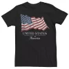 Men's Sonoma Goods For Life® United States Of America Waving Flag Portrait Tee -Sonoma Goods For Life Shop 5214376 Black