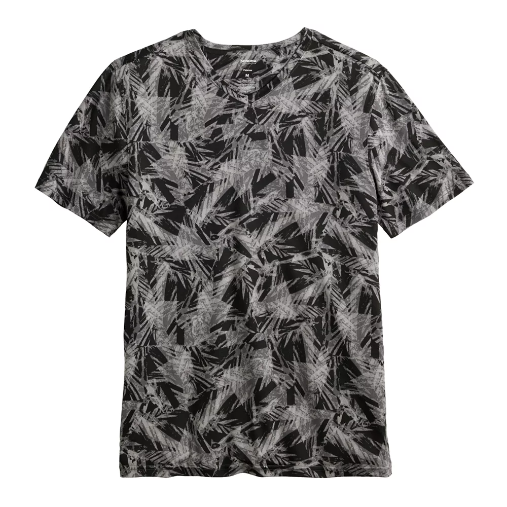 Men's Sonoma Goods For Life® Seriously Soft V-neck Pajama Tee 4 Men's Sonoma Goods For Life® Seriously Soft V-neck Pajama Tee - Image 2