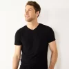 Men's Sonoma Goods For Life® Seriously Soft V-neck Pajama Tee -Sonoma Goods For Life Shop 5236506 Black