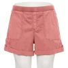 Plus Size Sonoma Goods For Life® Easy Pull-On Utility Shorts -Sonoma Goods For Life Shop 5239300 Rose