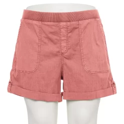 Plus Size Sonoma Goods For Life® Easy Pull-On Utility Shorts