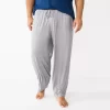 Big & Tall Sonoma Goods For Life® Seriously Soft Relaxed-Fit Sleep Pants -Sonoma Goods For Life Shop 5241547 Light Grey