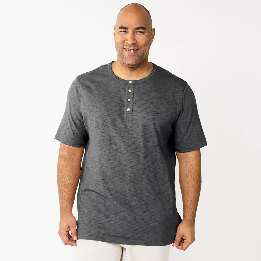 Big & Tall Sonoma Goods For Life® Classic-Fit Henley 3 Big & Tall Sonoma Goods For Life® Classic-Fit Henley