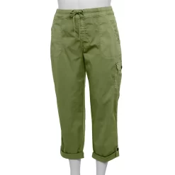 Plus Size Sonoma Goods For Life® Comfort Waist Utility Capri Pants