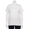 Plus Size Sonoma Goods For Life® Everyday Crewneck Tee -Sonoma Goods For Life Shop 5259072 White