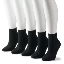 Women's Sonoma Goods For Life® 5 Pack Neutral Color Quarter Socks
