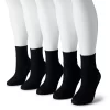 Women's Sonoma Goods For Life® 5-Pack Neutral Color Cuffed Crew Socks -Sonoma Goods For Life Shop 5497543 Black