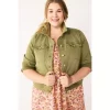 Plus Size Sonoma Goods For Life® Premium Over-Dyed Jacket