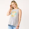 Maternity Sonoma Goods For Life® Graphic Muscle Tank -Sonoma Goods For Life Shop 5529124 Grey Growing Love