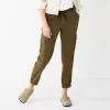 Petite Sonoma Goods For Life® Mid Rise Pull On Jogger Pants