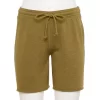 Petite Sonoma Goods For Life® Cutoff Bermuda Sweat Shorts -Sonoma Goods For Life Shop 5576175 Olive