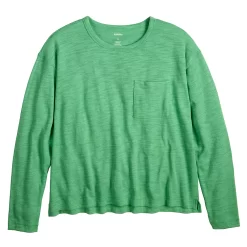 Women's Sonoma Goods For Life® Long Sleeve Pocket Tee -Sonoma Goods For Life Shop 5585375 ALT5