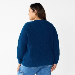 Plus Size Sonoma Goods For Life® Drop Shoulder Sweater -Sonoma Goods For Life Shop 5585467 ALT