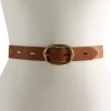 Women's Sonoma Goods For Life® Oval Buckle Belt -Sonoma Goods For Life Shop 5594785 Papaya