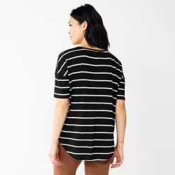 Women's Sonoma Goods For Life® Relaxed Scoopneck Tee -Sonoma Goods For Life Shop 5596588 ALT