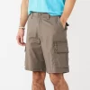 Men's Sonoma Goods For Life® 10" Flexwear Ripstop Cargo Shorts -Sonoma Goods For Life Shop 5702853 Kagan Khaki