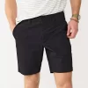 Men's Sonoma Goods For Life® 8" Everyday Flat-Front Shorts -Sonoma Goods For Life Shop 5703002 Black