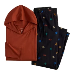 Men's Sonoma Goods For Life® Hooded Top & Pants Pajama Set -Sonoma Goods For Life Shop 5718979 ALT2