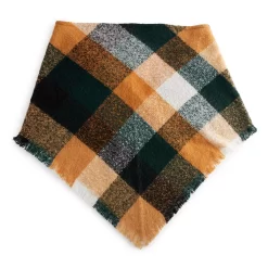 Women's Sonoma Goods For Life® Boucle Plaid Triangle Scarf -Sonoma Goods For Life Shop 5731417 ALT2