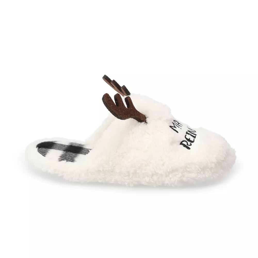 Sonoma Goods For Life Woman's Jammies For Your Families® Reindeer Slippers 4 Sonoma Goods For Life Woman's Jammies For Your Families® Reindeer Slippers - Image 2