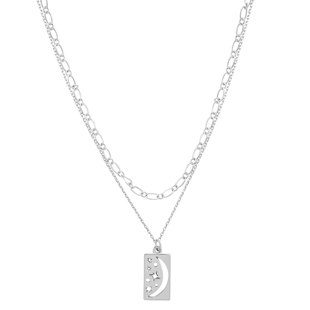 Sonoma Goods For Life® 2 Row Celestial Pendant Necklace 3 Sonoma Goods For Life® 2 Row Celestial Pendant Necklace