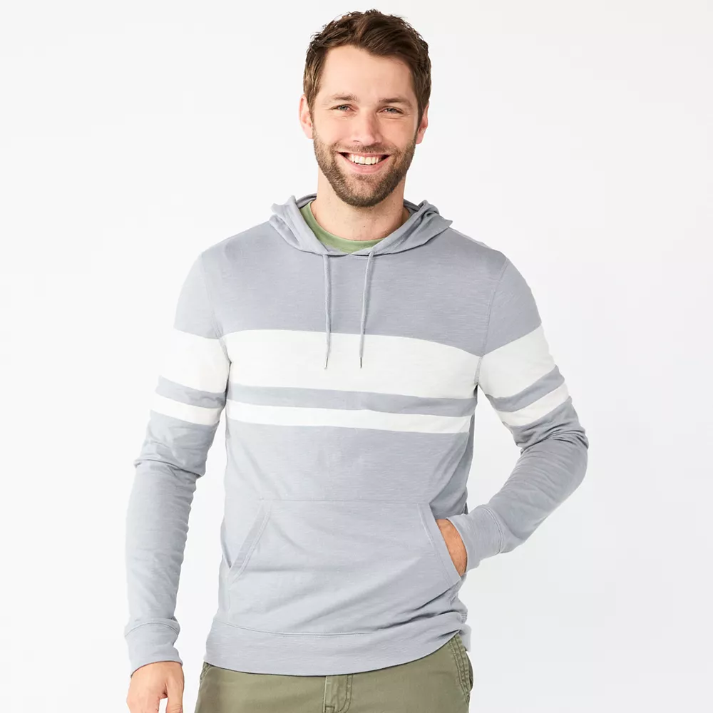 Men's Sonoma Goods For Life® Jersey Hoodie 3 Men's Sonoma Goods For Life® Jersey Hoodie
