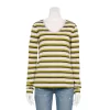 Women's Sonoma Goods For Life® Everyday Adaptive & Easy Dressing V-Neck Long Sleeve Top 2 Women's Sonoma Goods For Life® Everyday Adaptive & Easy Dressing V-Neck Long Sleeve Top -Sonoma Goods For Life Shop 5816145 Green Purple Stripe