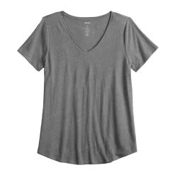 Women's Sonoma Goods For Life® Essential V-Neck Tee -Sonoma Goods For Life Shop 5824995 ALT5