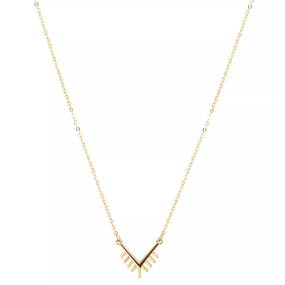 Sonoma Goods For Life® Gold Tone Skinny Chain With Casted Y Pendant Necklace 3 Sonoma Goods For Life® Gold Tone Skinny Chain With Casted Y Pendant Necklace