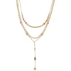 Sonoma Goods For Life® Gold Tone 3 Row Multi Beaded Y Necklace -Sonoma Goods For Life Shop 5831497