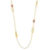 Sonoma Goods For Life® Gold Tone Warm Multi Resin Link Station Necklace