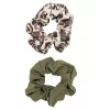 Sonoma Goods For Life® Tan Floral And Green Scrunchie Set -Sonoma Goods For Life Shop 5897567