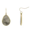 Sonoma Goods For Life® Gold Tone Gray Teardrop Earrings 2 Sonoma Goods For Life® Gold Tone Gray Teardrop Earrings -Sonoma Goods For Life Shop 5911977