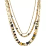 Sonoma Goods For Life® Gold Tone 5 Row Multi Chunky Bead And Chains Necklace -Sonoma Goods For Life Shop 5912036