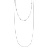 Sonoma Goods For Life® Silver Tone 2 Row Casted Disc Accented High Low Necklace -Sonoma Goods For Life Shop 5912976